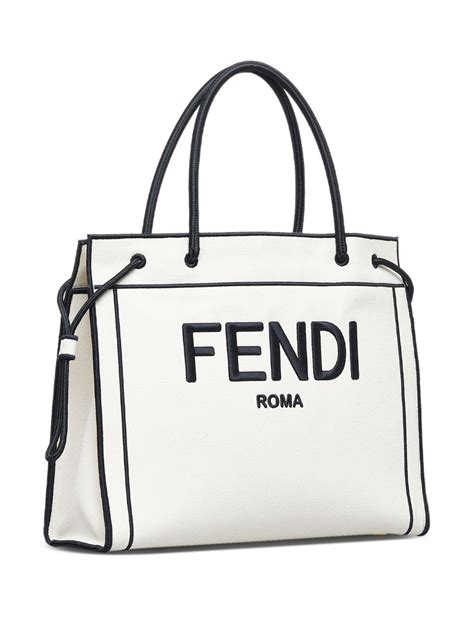 fendi white plastic bag|pre owned fendi.